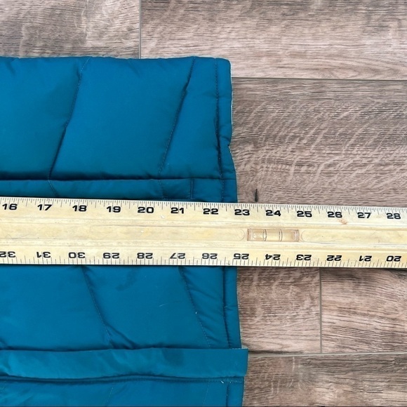 Vintage Columbia Blue Reversible Down Puffer Vest Size Small - Picture 7 of 8